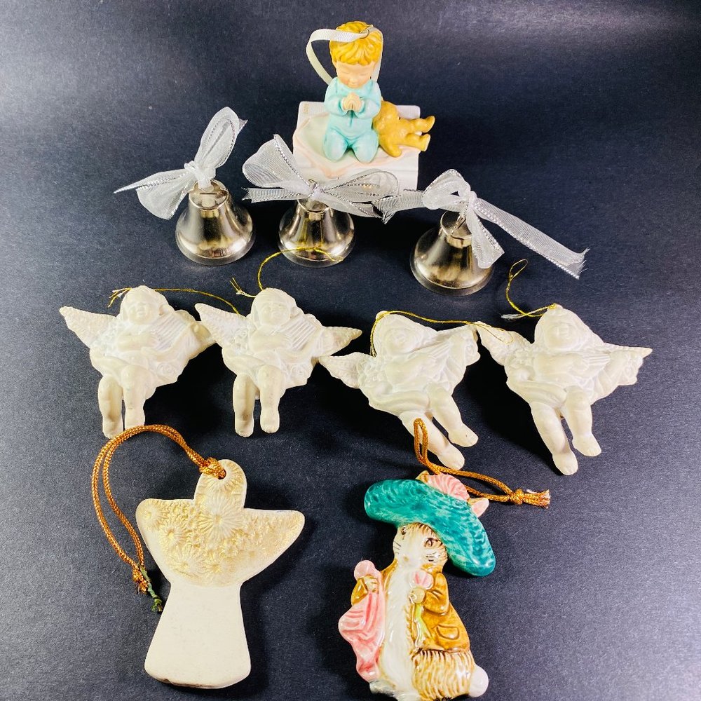 Vintage Collection of Christmas tree decorations ornaments